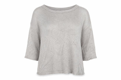 Womens UK Size 14 NEXT Silver Pullover Jumper