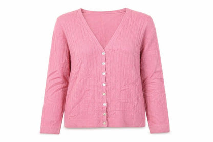 Bonmarché Womens Pink Cardigan Jumper Size S