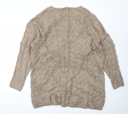 H&M Womens Beige   Jumper Dress  Size M