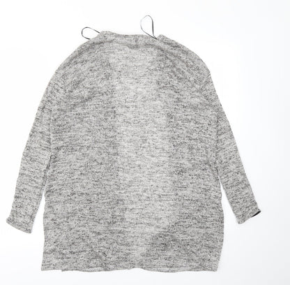 Womens UK Size XS H&M Grey Cardigan Jumper