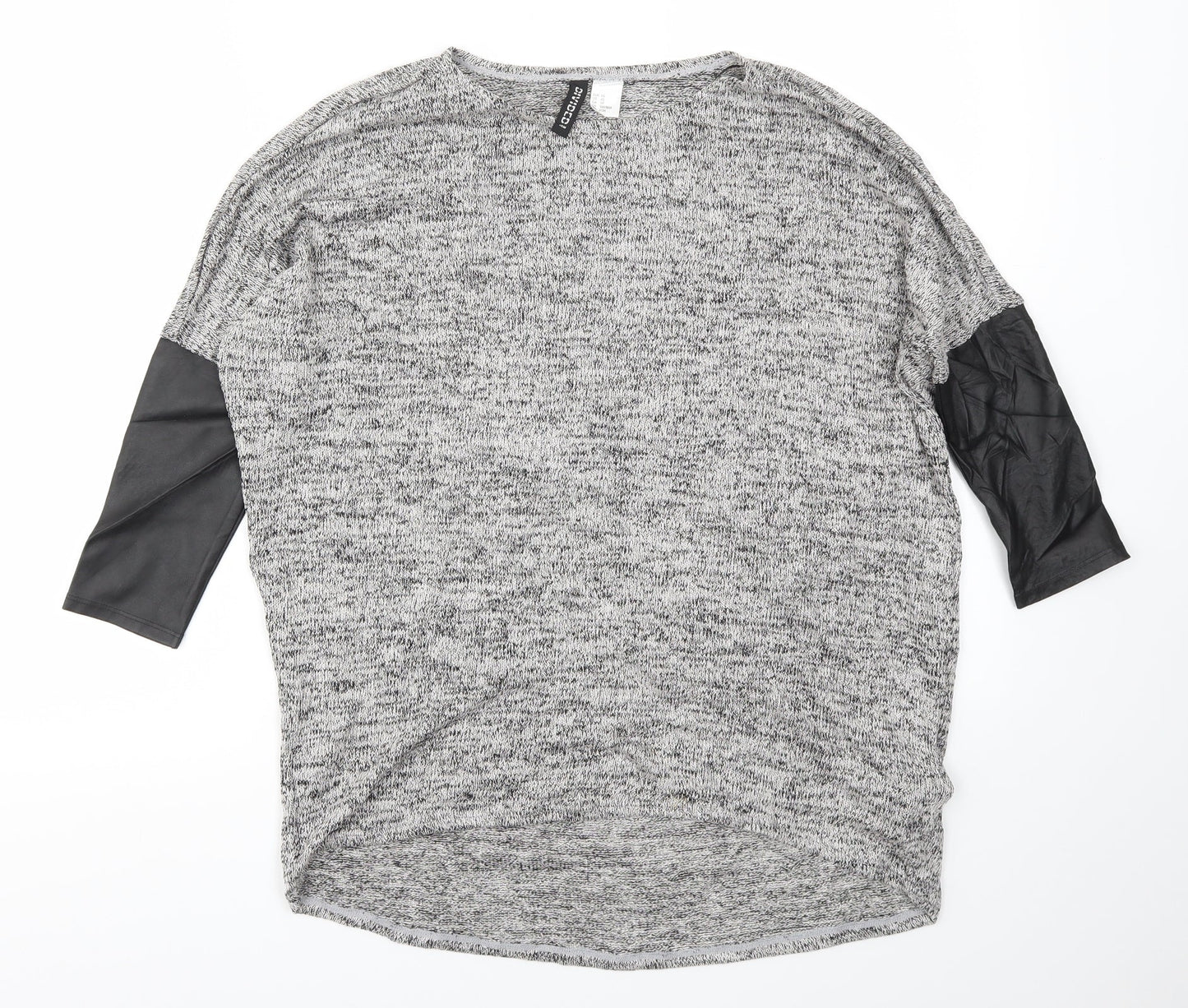 Womens UK Size XS H&M Grey Pullover Jumper
