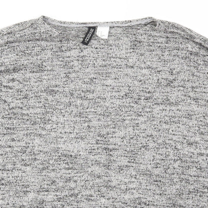 Womens UK Size XS H&M Grey Pullover Jumper