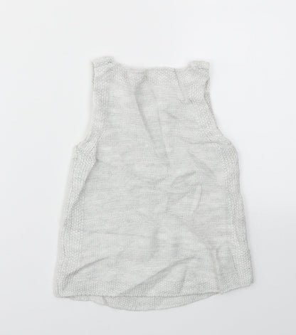 F&F Girls Grey   Jumper Dress  Size 9-12 Months