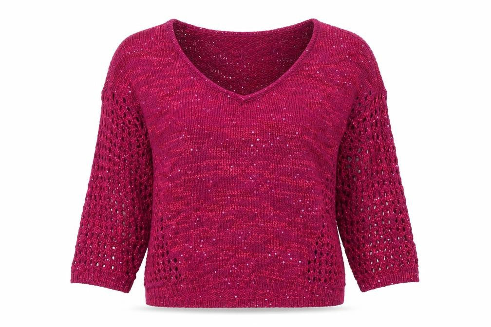 M&S Womens Purple   Basic T-Shirt Size 8