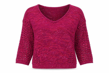 M&S Womens Purple   Basic T-Shirt Size 8