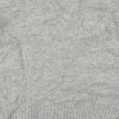Womens UK Size M NEXT Grey Pullover Jumper