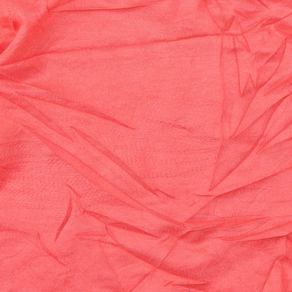 Womens UK Size S Chianti Pink Basic T-Shirt