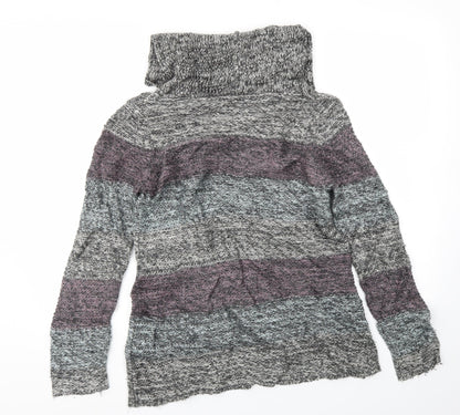 TU Womens Multicoloured Striped  Pullover Jumper Size 14
