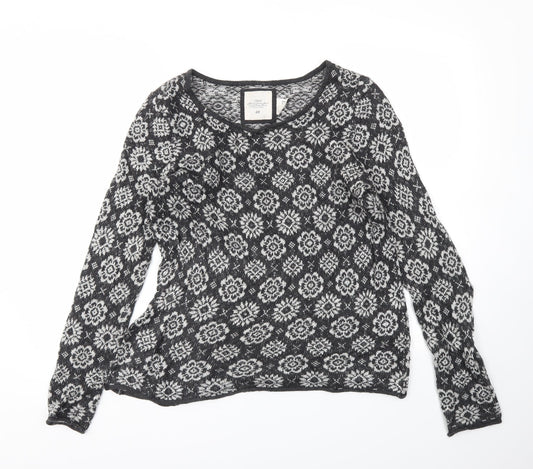 Womens UK Size M H&M Grey Pullover Jumper