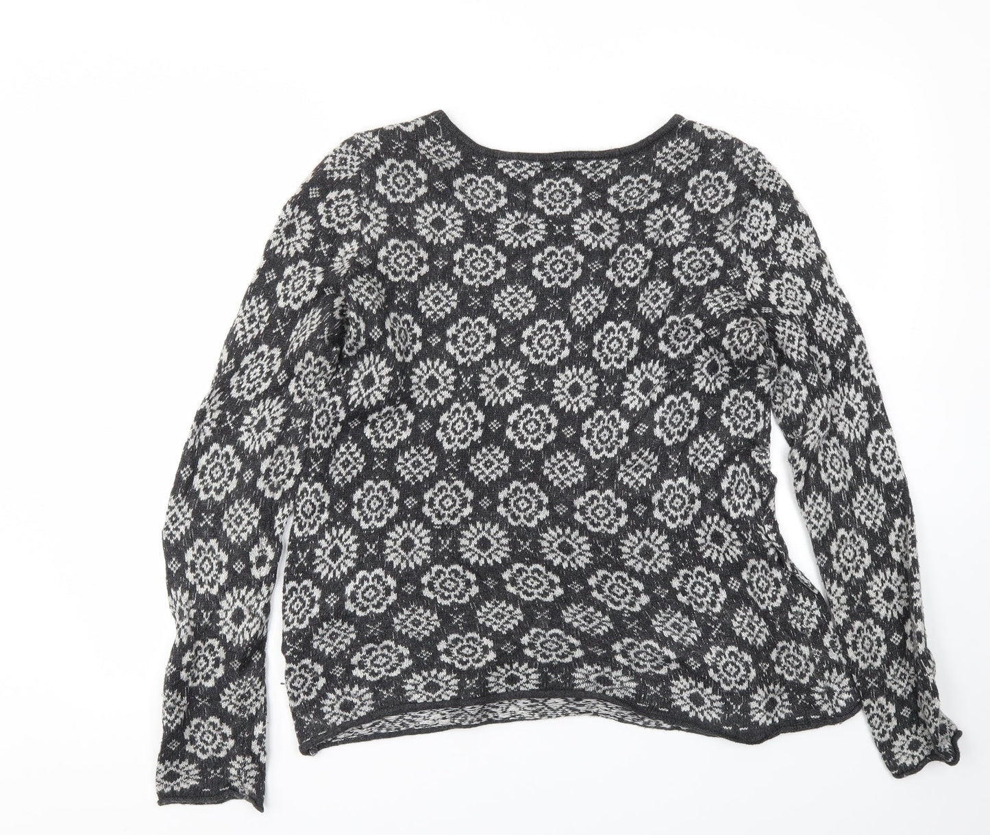 Womens UK Size M H&M Grey Pullover Jumper