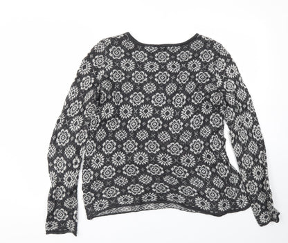 Womens UK Size M H&M Grey Pullover Jumper
