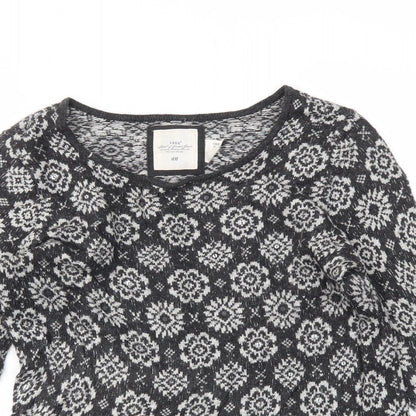 Womens UK Size M H&M Grey Pullover Jumper