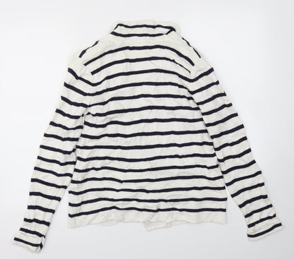 Womens UK Size 14 M&S White Cardigan Jumper