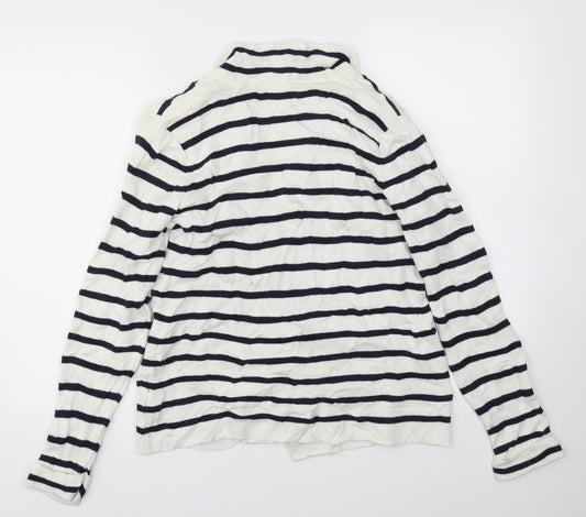 Womens UK Size 14 M&S White Cardigan Jumper