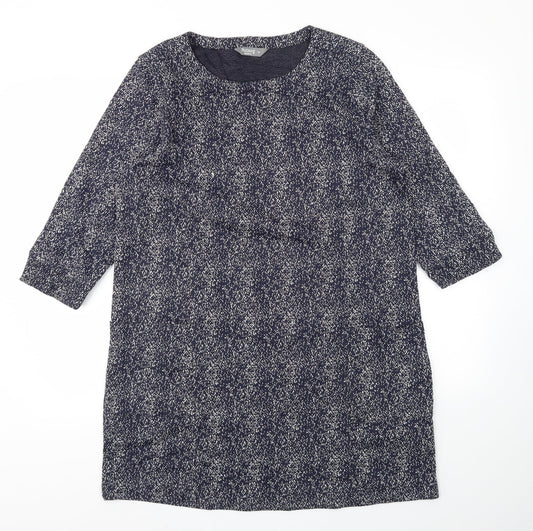Nutmeg Womens Blue   Jumper Dress  Size 14