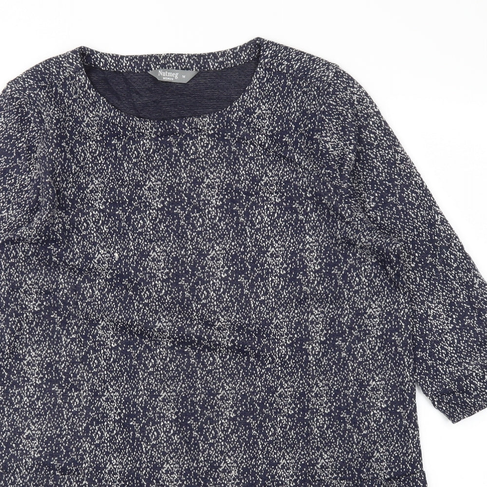 Nutmeg Womens Blue   Jumper Dress  Size 14