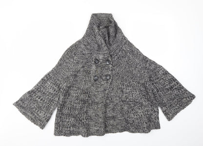 SPIRIT UNION Womens Grey   Cardigan Jumper Size M