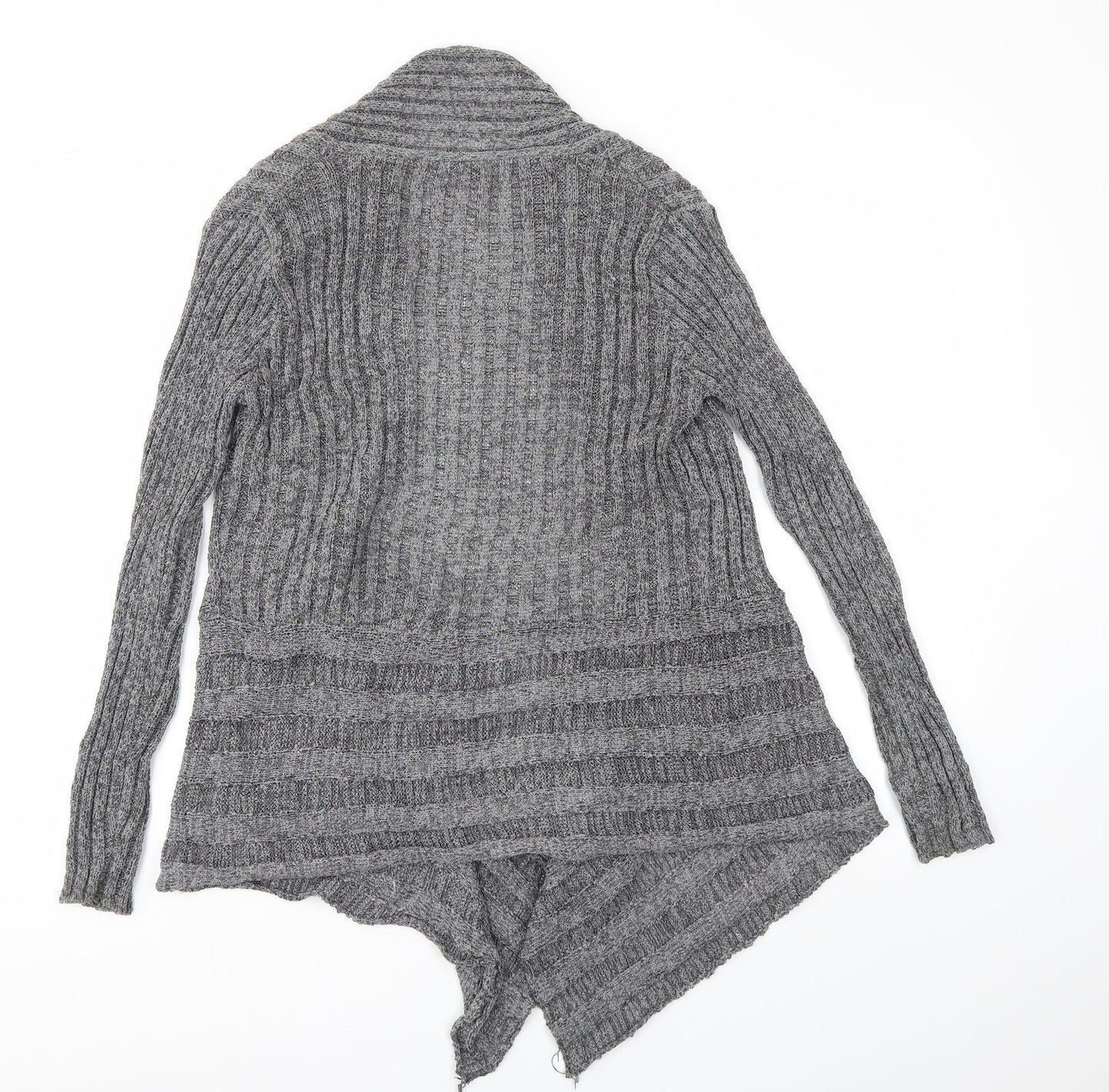Womens UK Size S BM Grey Cardigan Jumper