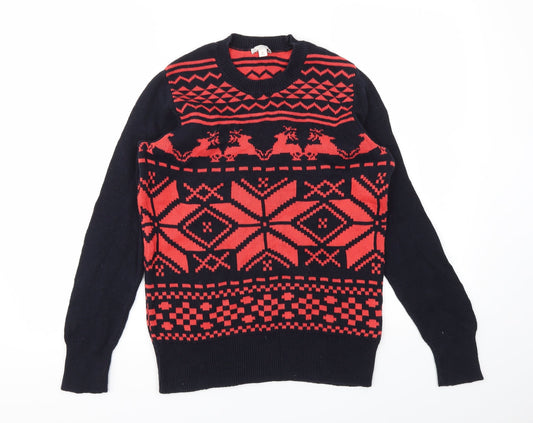 Gap Womens Multicoloured Animal Print  Pullover Jumper Size M