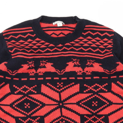 Gap Womens Multicoloured Animal Print  Pullover Jumper Size M