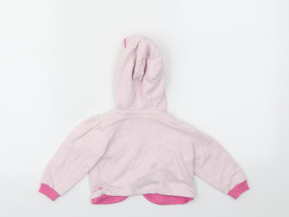 TU Girls Pink Floral  Cardigan Jumper Size 6-9 Months