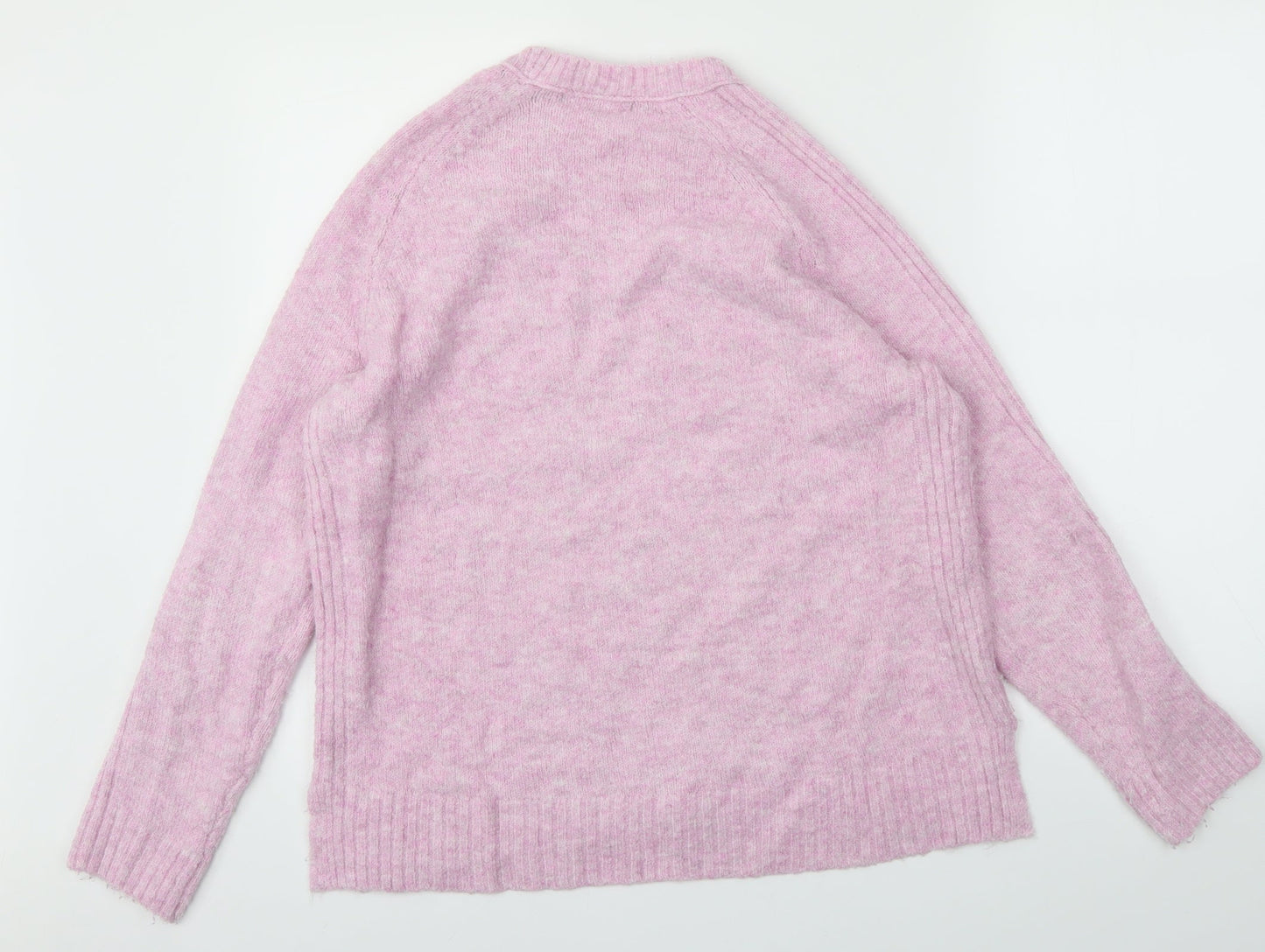 Womens UK Size M M&S Pink Pullover Jumper