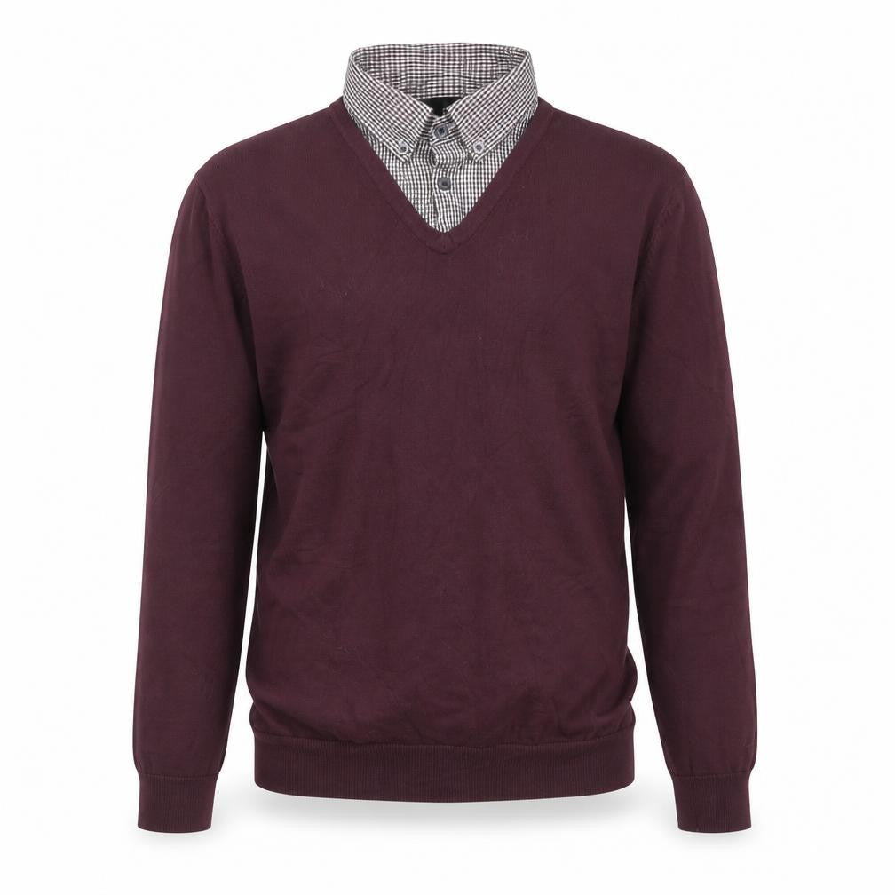 Mens UK Size XS F&F Purple Pullover Sweatshirt