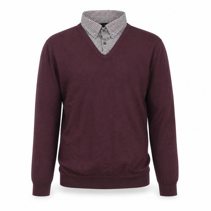 Mens UK Size XS F&F Purple Pullover Sweatshirt