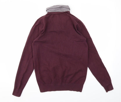 F&F Mens Purple   Pullover Sweatshirt Size XS