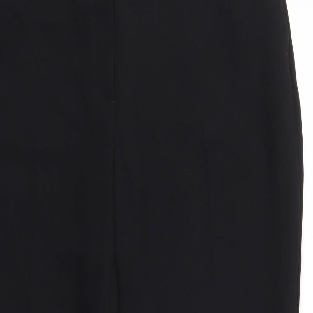 Womens UK Size 16 M&S Regular Fit  Black Trousers