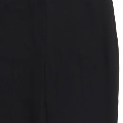 Womens UK Size 16 M&S Regular Fit  Black Trousers