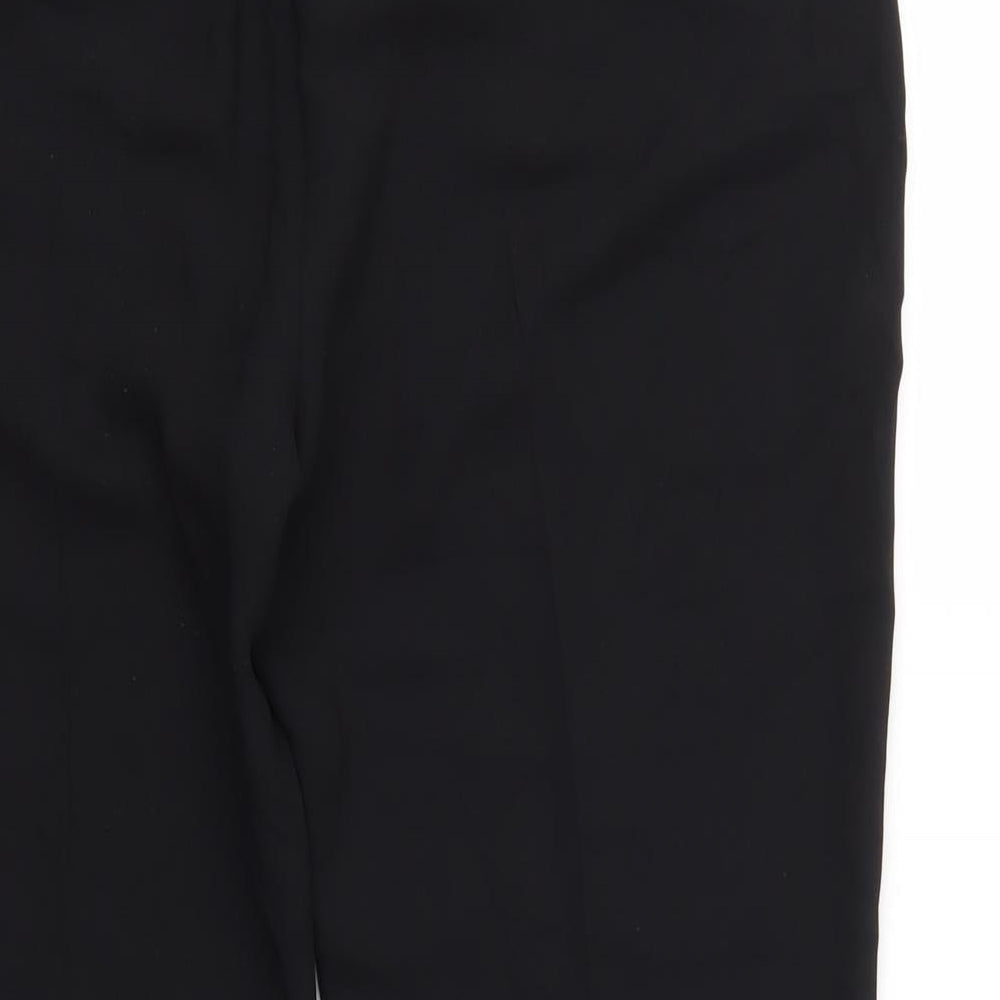 Womens UK Size 16 M&S Regular Fit  Black Trousers