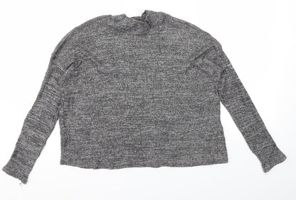 Womens UK Size S H&M Grey Basic T-Shirt