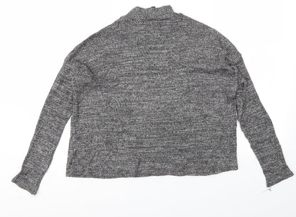 Womens UK Size S H&M Grey Basic T-Shirt
