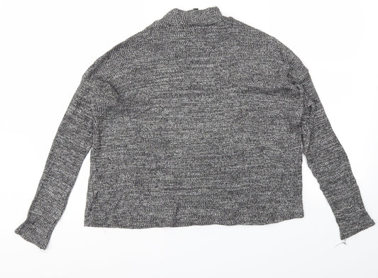 Womens UK Size S H&M Grey Basic T-Shirt