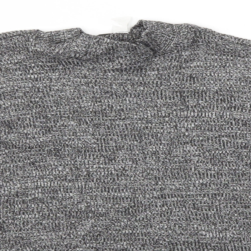 Womens UK Size S H&M Grey Basic T-Shirt