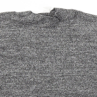 Womens UK Size S H&M Grey Basic T-Shirt