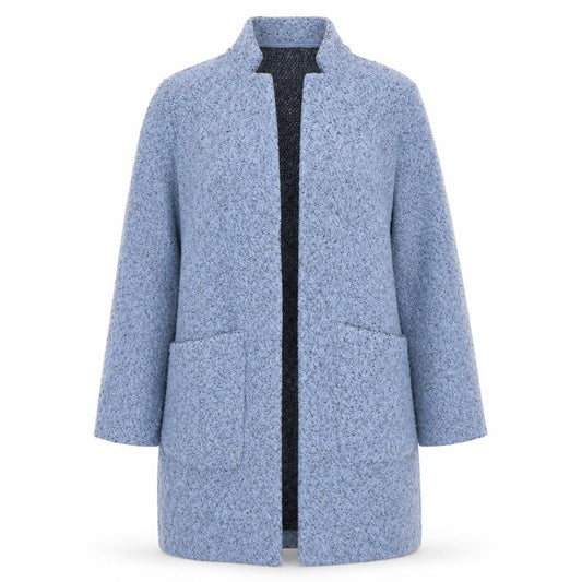 Womens UK Size S TU Blue Overcoat