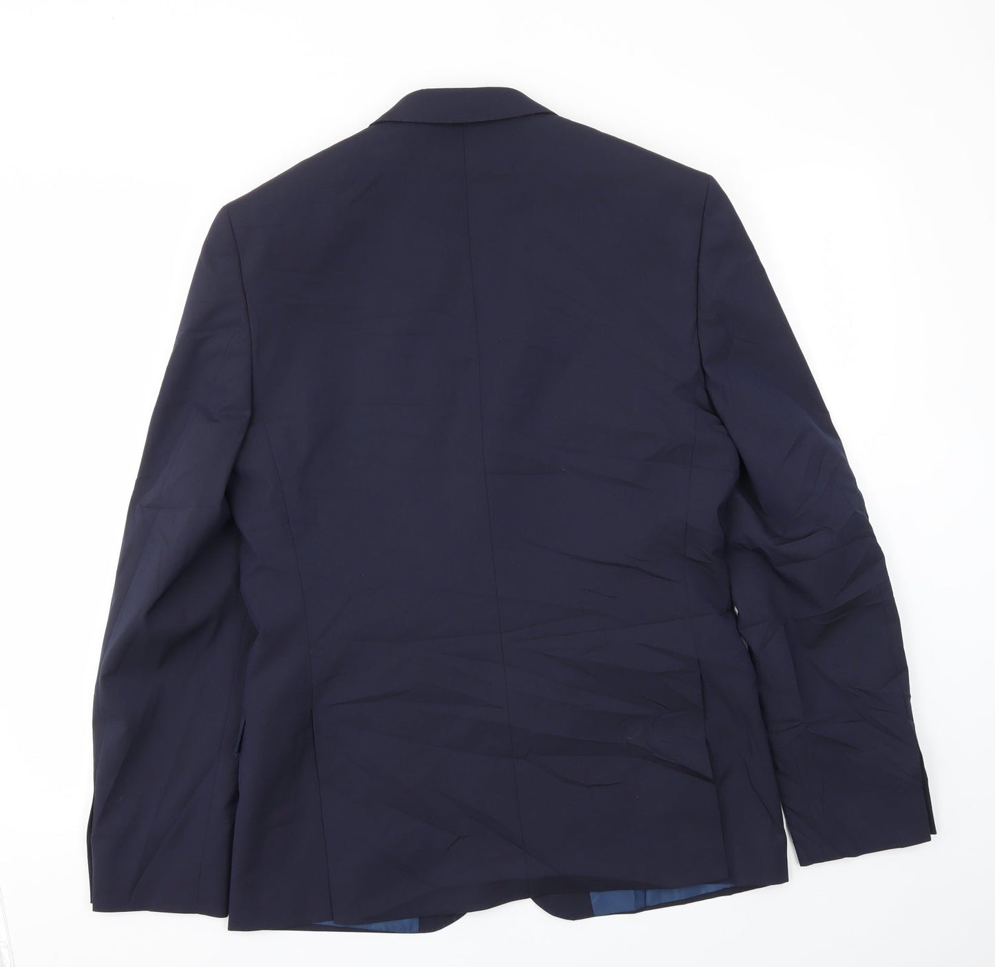 Mens UK Size 38 M&S Regular Blue Suit Jacket