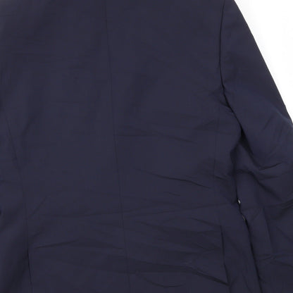 Mens UK Size 38 M&S Regular Blue Suit Jacket