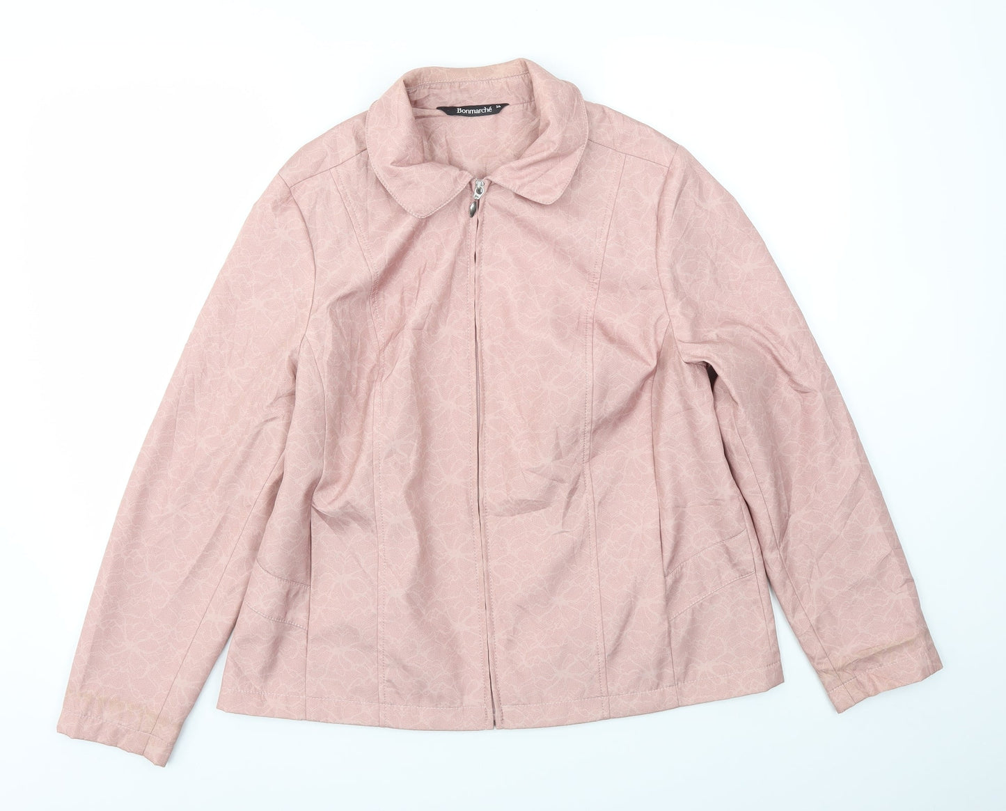 Womens UK Size 14 Bonmarché Pink Jacket