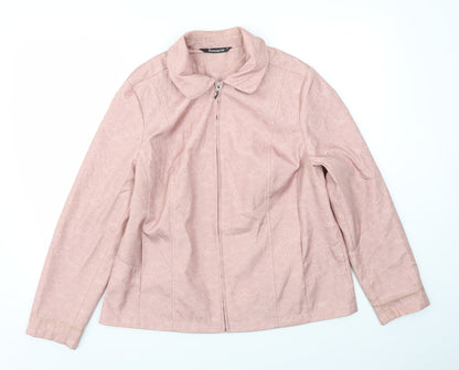 Womens UK Size 14 Bonmarché Pink Jacket