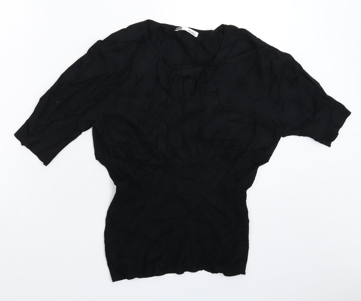Womens UK Size 12 Viz a Viz Black Pullover Jumper