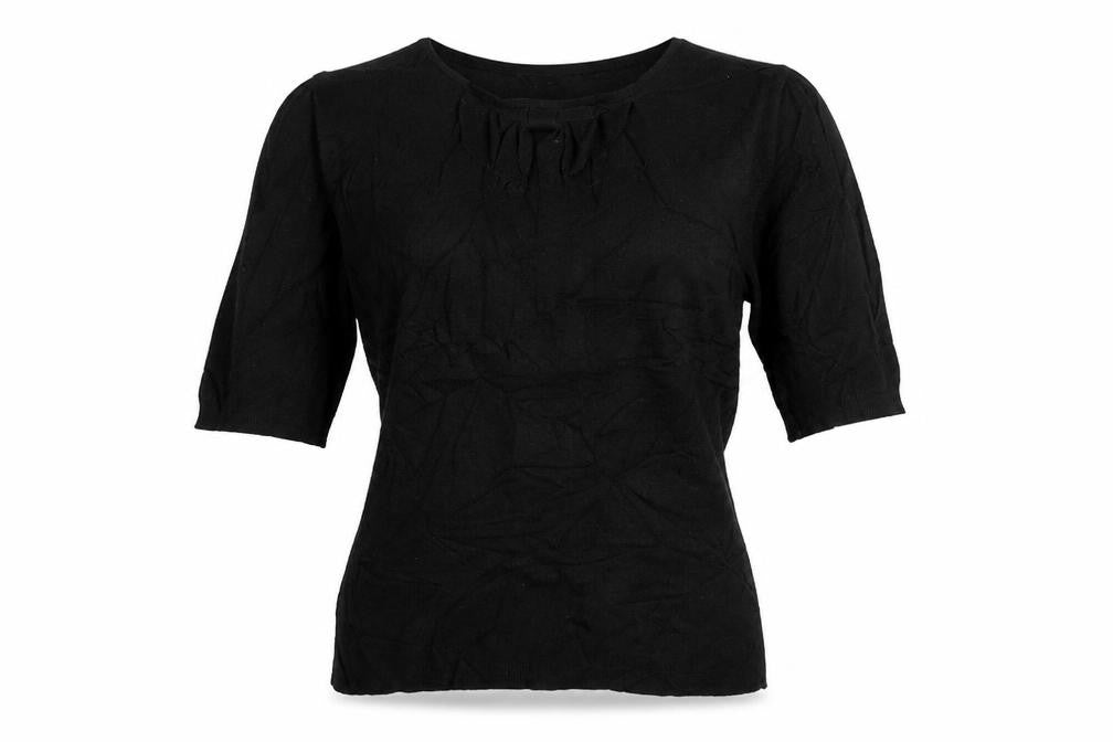 Womens UK Size 12 Viz a Viz Black Pullover Jumper