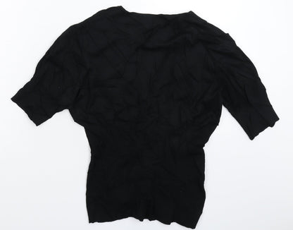 Womens UK Size 12 Viz a Viz Black Pullover Jumper