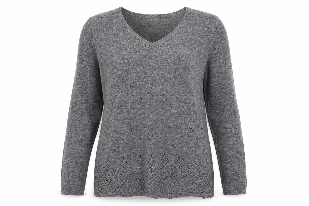 Next Womens Grey  Knit Pullover Jumper Size S