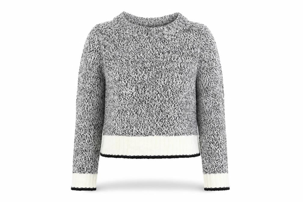 Womens UK Size S Divided Grey Pullover Jumper