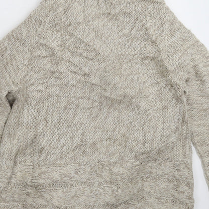 George Womens Grey  Knit Cardigan Jumper Size 10
