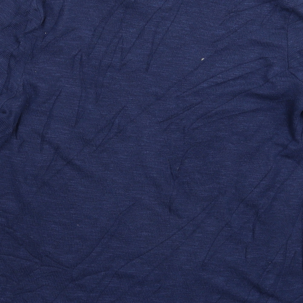 TU Womens Blue  Knit Pullover Jumper Size 10