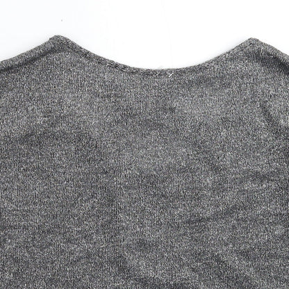 Womens UK Size 10 Atmosphere Silver Pullover Jumper